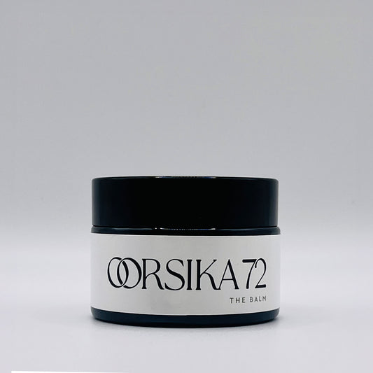 "Deeply moisturizing balm infused with Rosemary, Cinnamon, and Eucalyptus for natural anti-inflammatory and anti-bacterial protection."